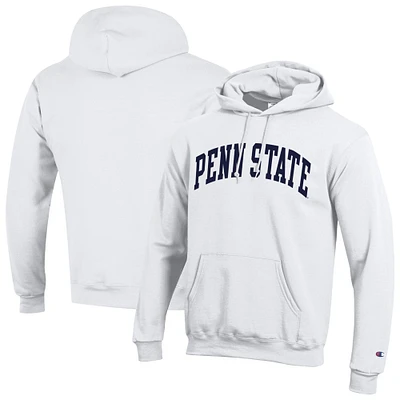 Men's Champion White Penn State Nittany Lions Basic Arch Fleece Pullover Hoodie