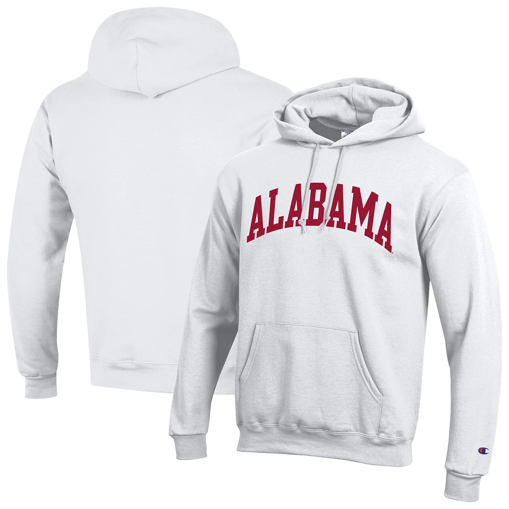 Men's Champion Alabama Crimson Tide Basic Arch Fleece Pullover Hoodie