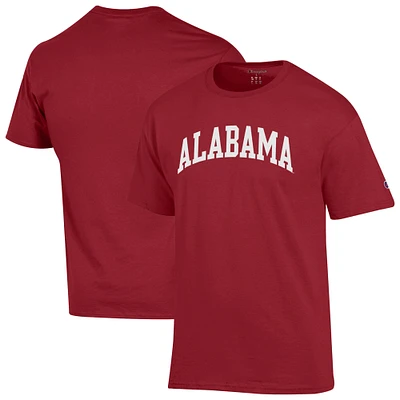 Men's Champion  Crimson Alabama Tide Basic Arch T-Shirt