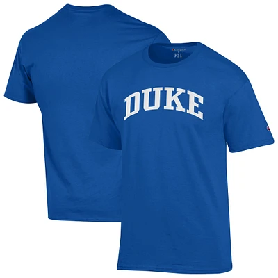 Men's Champion Royal Duke Blue Devils Basic Arch T-Shirt