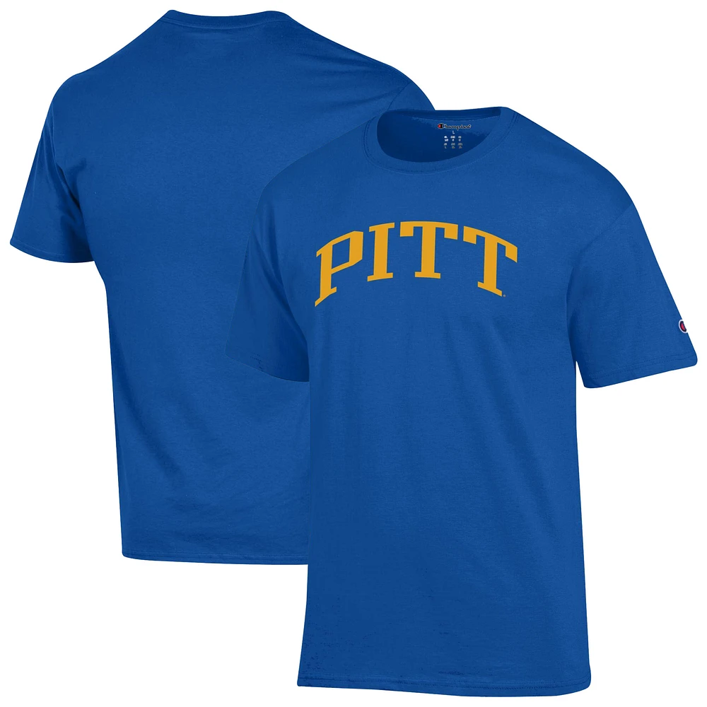 Men's Champion Royal Pitt Panthers Basic Arch T-Shirt