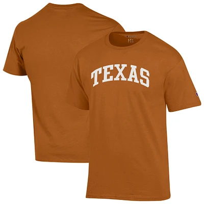 Men's Champion Texas Orange Longhorns Basic Arch T-Shirt