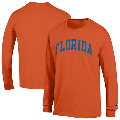 Men's Champion Orange Florida Gators Basic Arch Long Sleeve T-Shirt