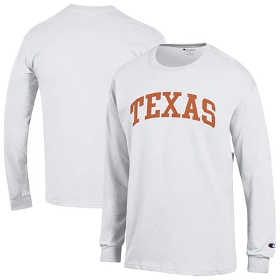 Men's Champion Texas Longhorns Basic Arch Long Sleeve T-Shirt