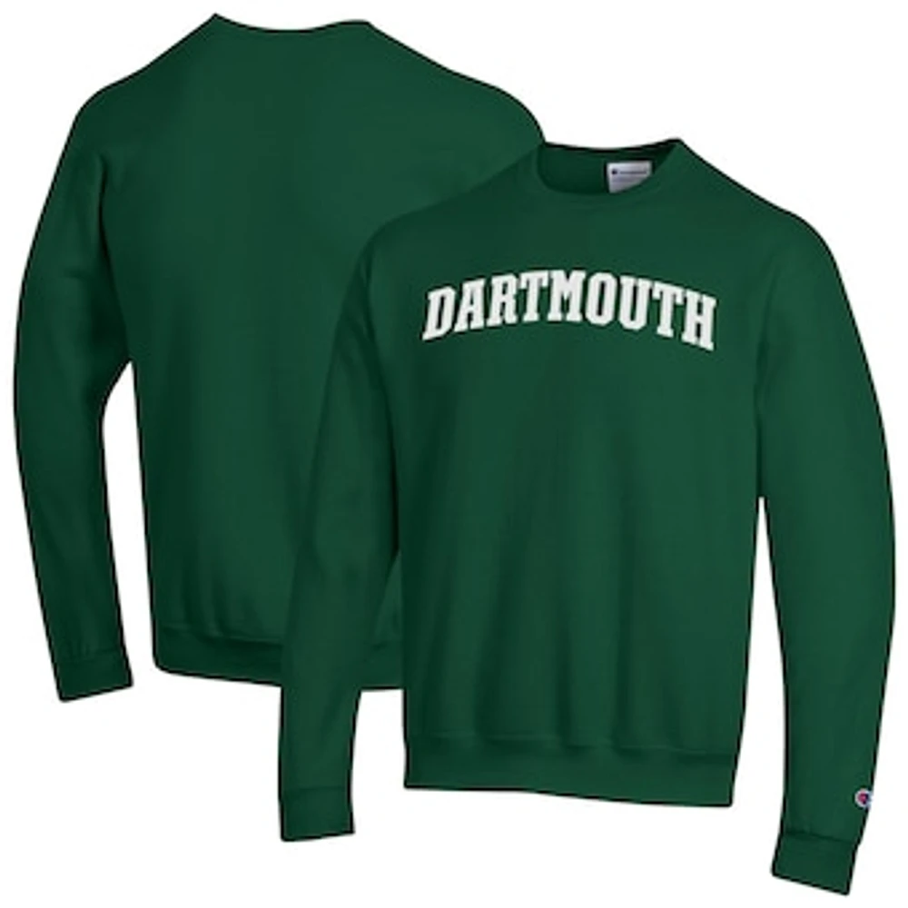 Men's Champion Green Dartmouth Big Basic Arch Fleece Pullover Sweatshirt