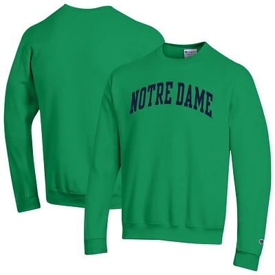 Men's Champion Notre Dame Fighting Irish Basic Arch Fleece Pullover Sweatshirt