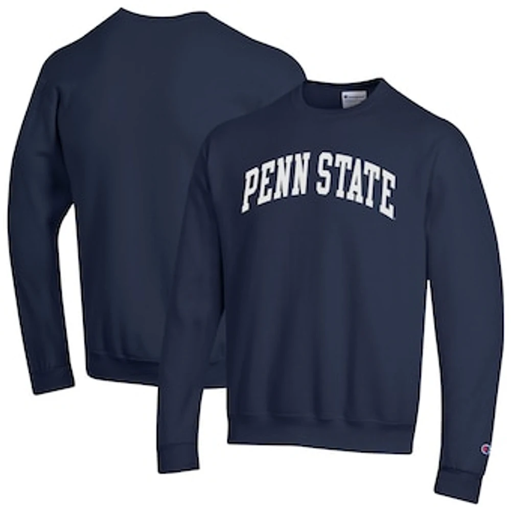 Men's Champion Navy Penn State Nittany Lions Basic Arch Fleece Pullover Sweatshirt