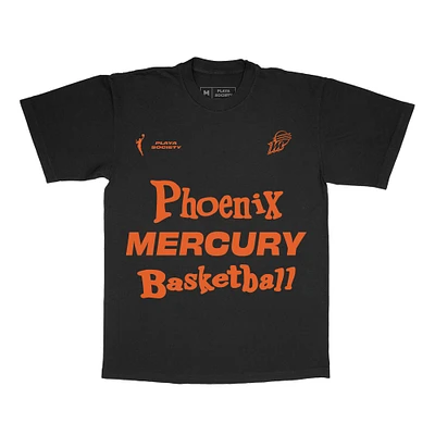 Unisex Playa Society Black Phoenix Mercury Wordmark T-Shirt
