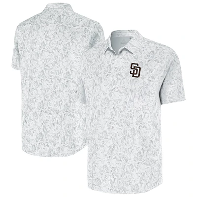 Men's Antigua San Diego Padres Lush Button-Up Shirt