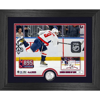 Highland Mint Alexander Ovechkin Washington Capitals NHL All-Time Leading Goal Scorer 13" x 16" Silver Coin Photo Mint