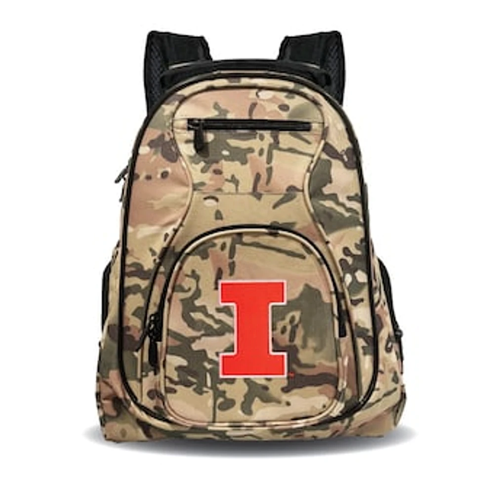 MOJO Illinois Fighting Illini 19" Camo Premium Laptop Backpack