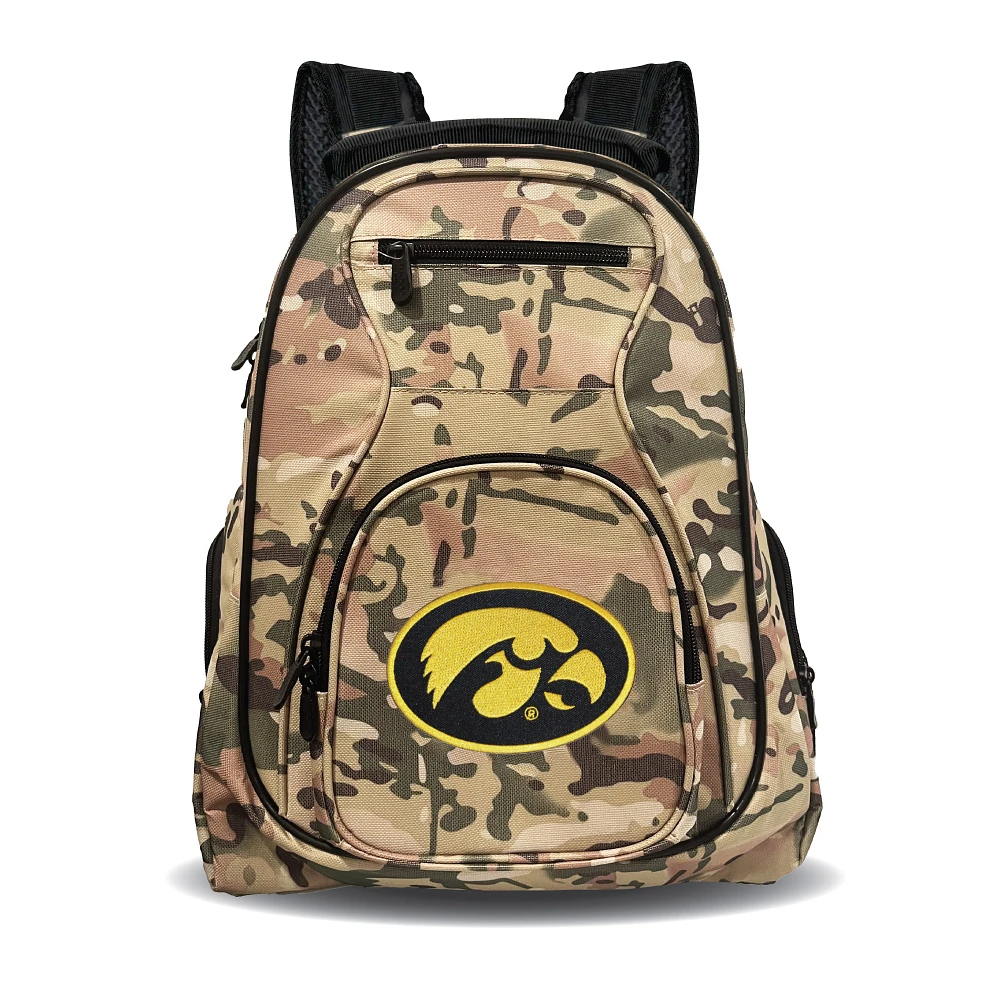 MOJO Iowa Hawkeyes 19" Camo Premium Laptop Backpack