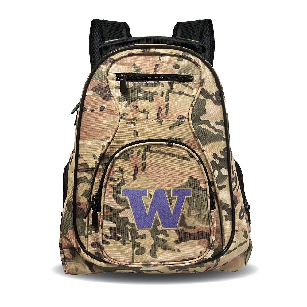MOJO Washington Huskies 19" Camo Premium Laptop Backpack