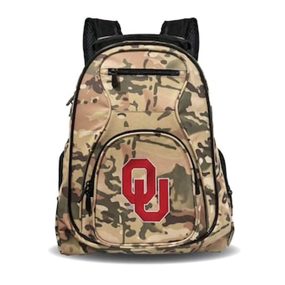 MOJO Oklahoma Sooners 19" Camo Premium Laptop Backpack