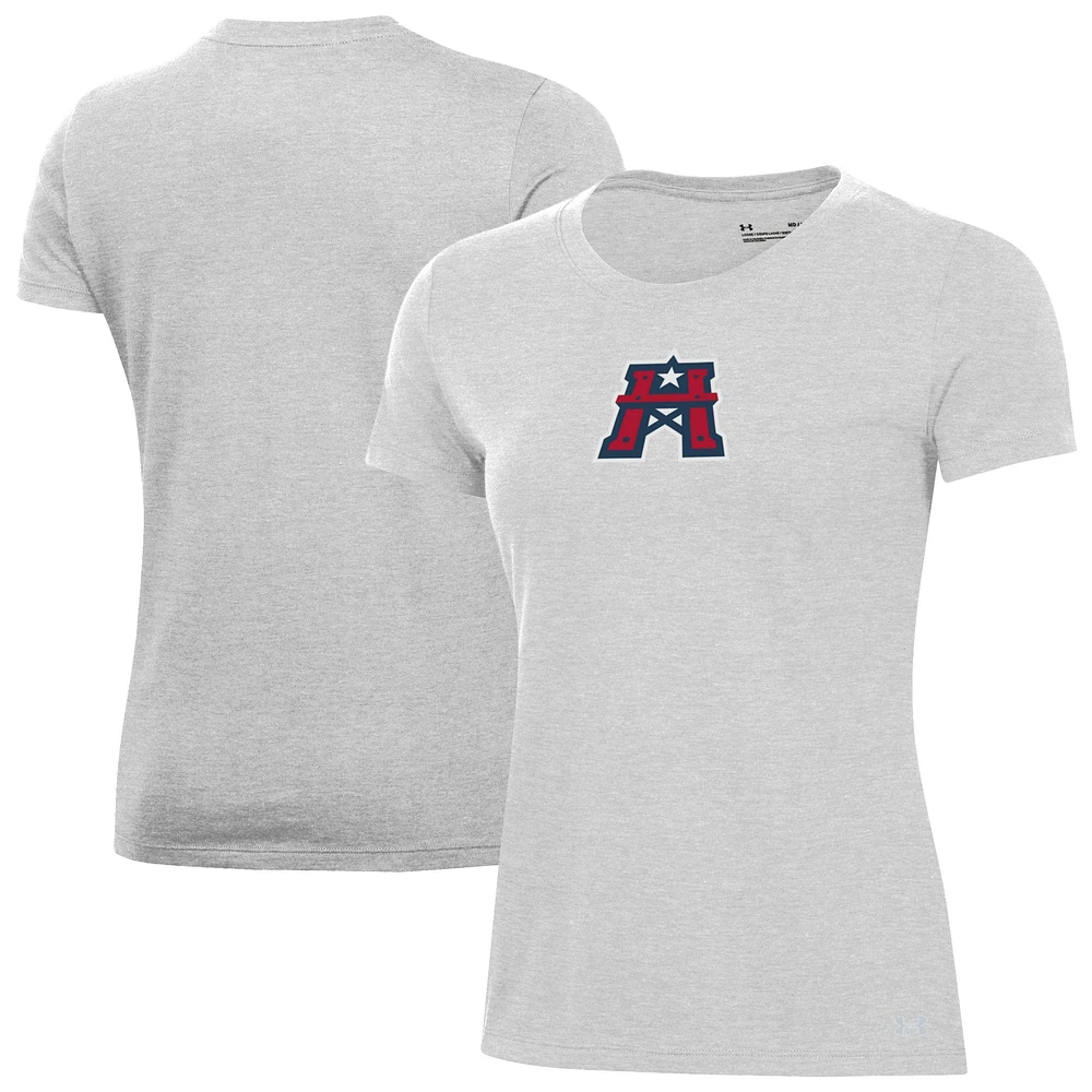 Women's Under Armour Gray Houston Roughnecks Performance T-Shirt