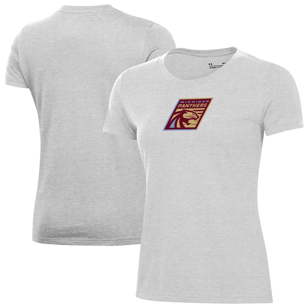 Women's Under Armour Gray Michigan Panthers Performance T-Shirt