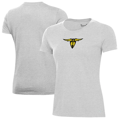 Women's Under Armour Gray San Antonio Brahmas Performance T-Shirt