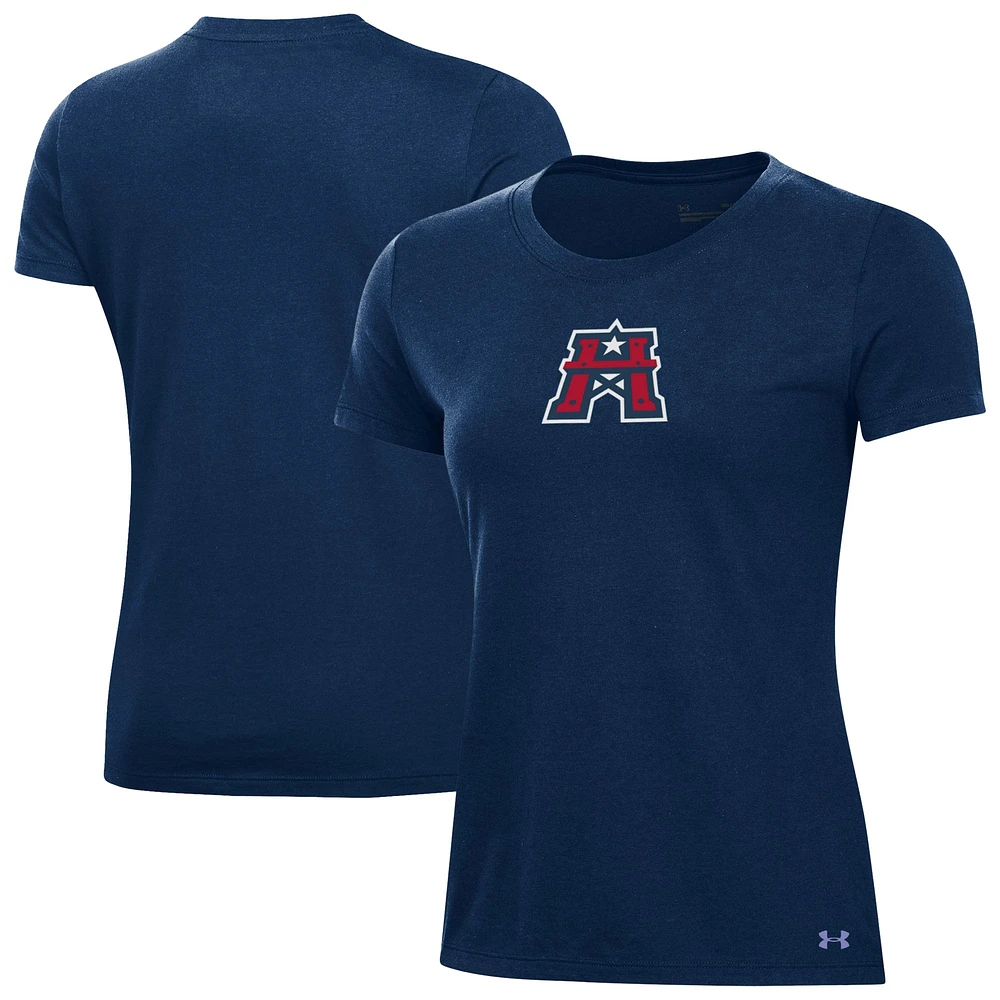 Women's Under Armour Navy Houston Roughnecks Performance T-Shirt