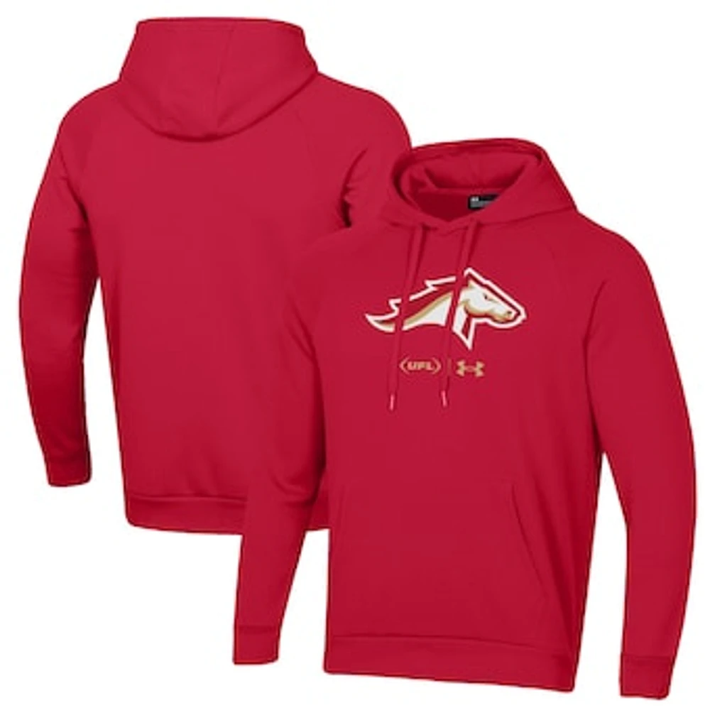 Men's Under Armour Birmingham Stallions Rival Fleece Pullover Hoodie