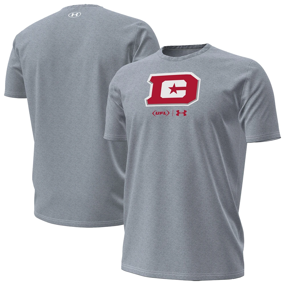 Men's Under Armour Gray DC Defenders Performance T-Shirt