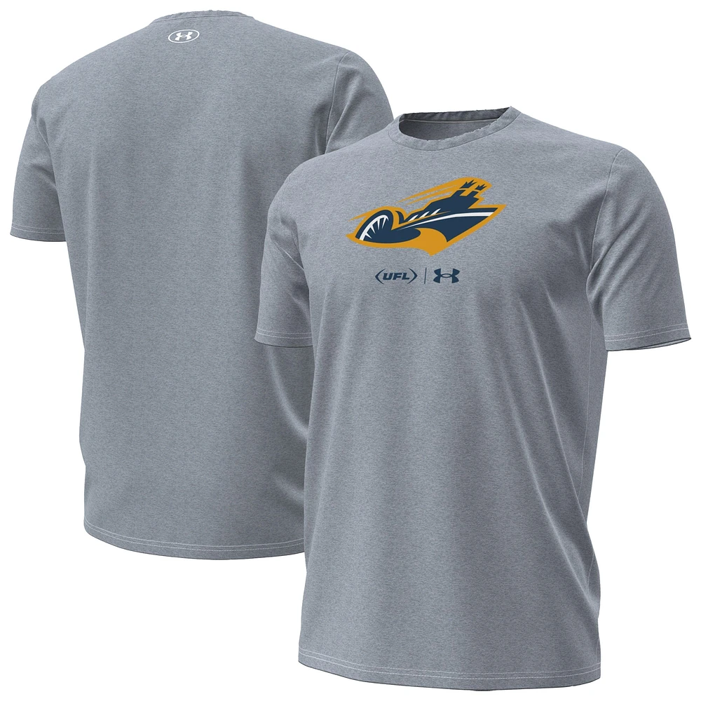 Men's Under Armour Gray Memphis Showboats Performance T-Shirt