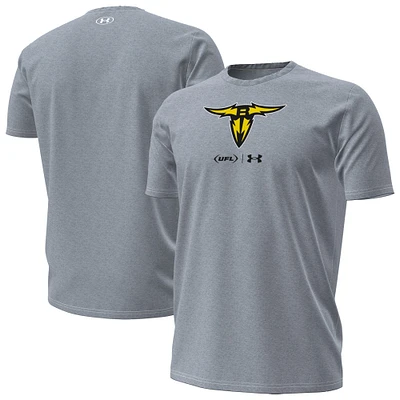 Men's Under Armour Gray San Antonio Brahmas Performance T-Shirt