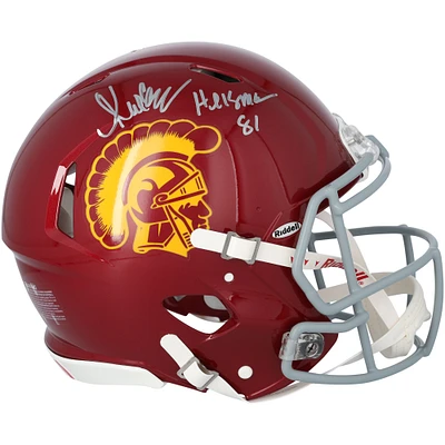 Marcus Allen USC Trojans Autographed Riddell Speed Authentic Helmet with "Heisman 81" Inscription