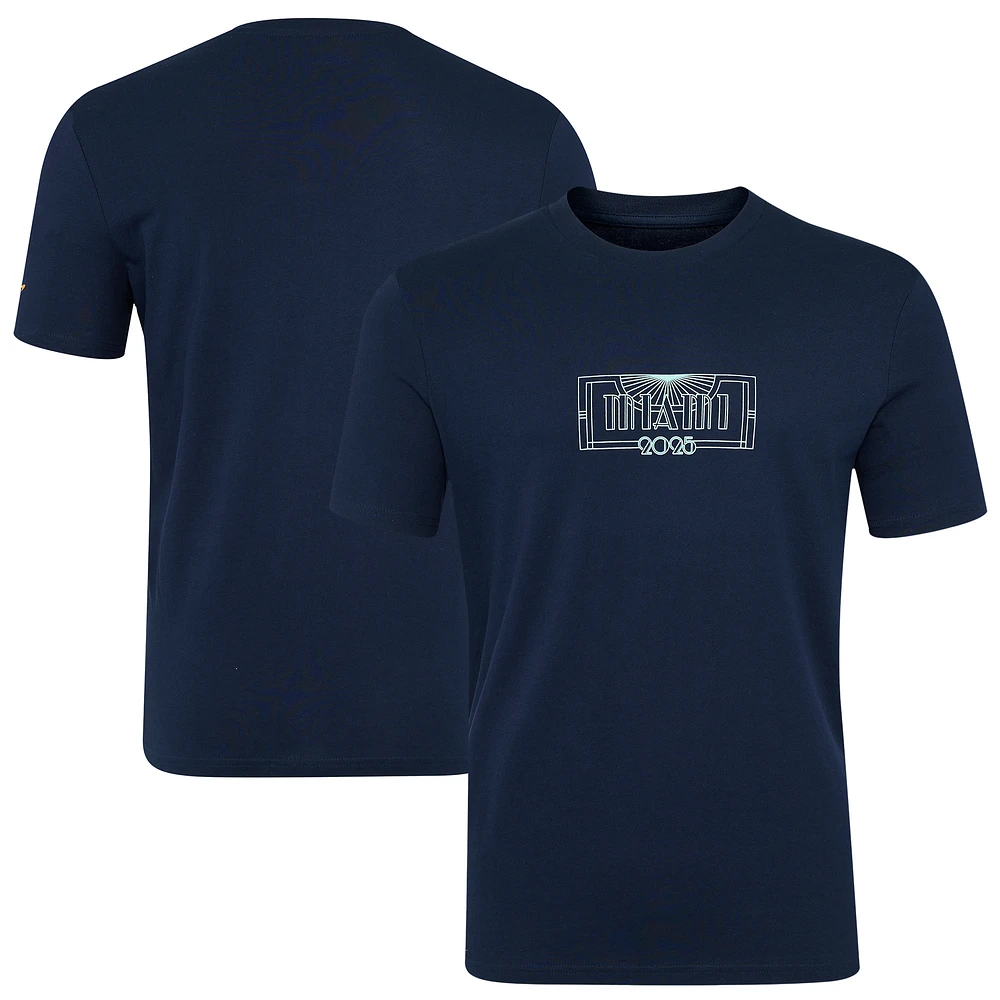 Unisex Castore Navy McLaren F1 Team 2025 Miami Grand Prix Graphic T-Shirt