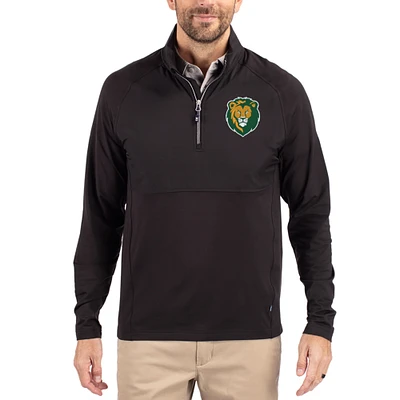 Men's Cutter & Buck Southeastern Louisiana Lions Adapt Eco Knit Hybrid Recycled Quarter-Zip Jacket