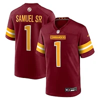 Men's Nike Deebo Samuel Sr Burgundy Washington Commanders Game Player Jersey
