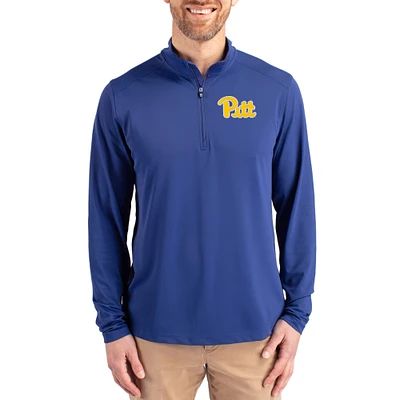 Men's Cutter & Buck Pitt Panthers Virtue DryTec Quarter-Zip Pullover