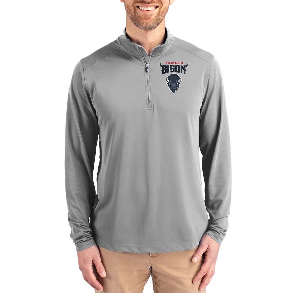 Men's Cutter & Buck Howard Bison Virtue DryTec Quarter-Zip Pullover