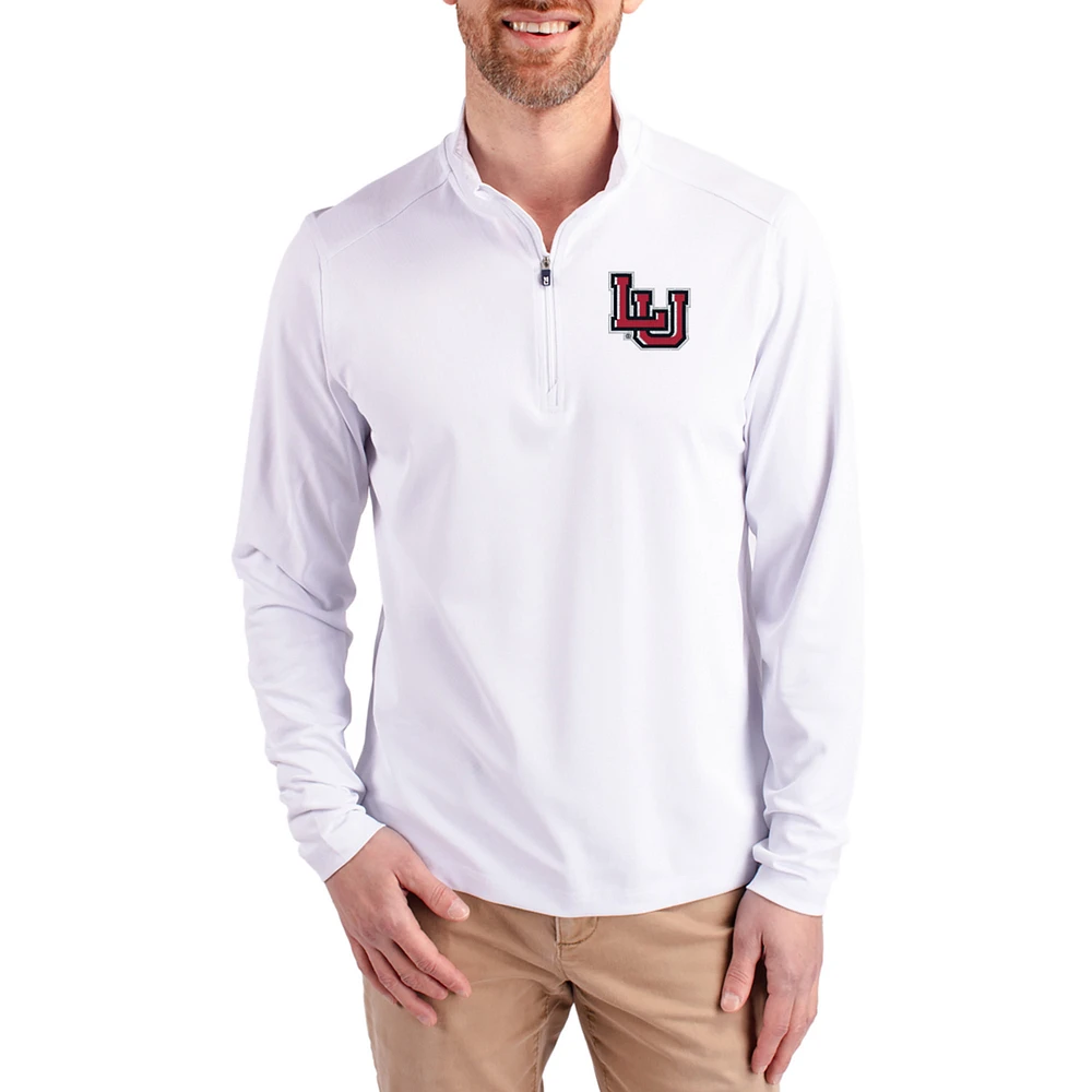 Men's Cutter & Buck Lamar Cardinals Virtue DryTec Quarter-Zip Pullover