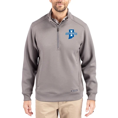 Men's Cutter & Buck Indiana State Sycamores Roam Eco Recycled Quarter-Zip Pullover