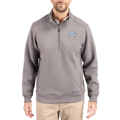 Men's Cutter & Buck Southern University Jaguars Roam Eco Recycled Quarter-Zip Pullover