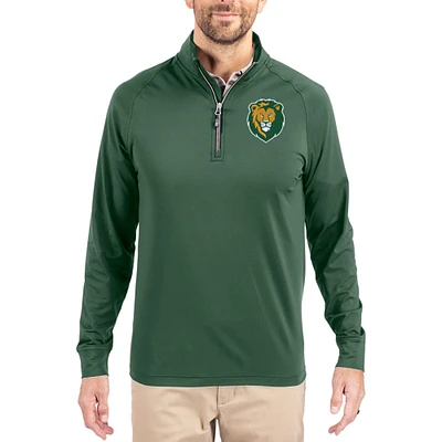 Men's Cutter & Buck Southeastern Louisiana Lions Adapt Eco Knit Stretch Recycled Quarter-Zip Pullover