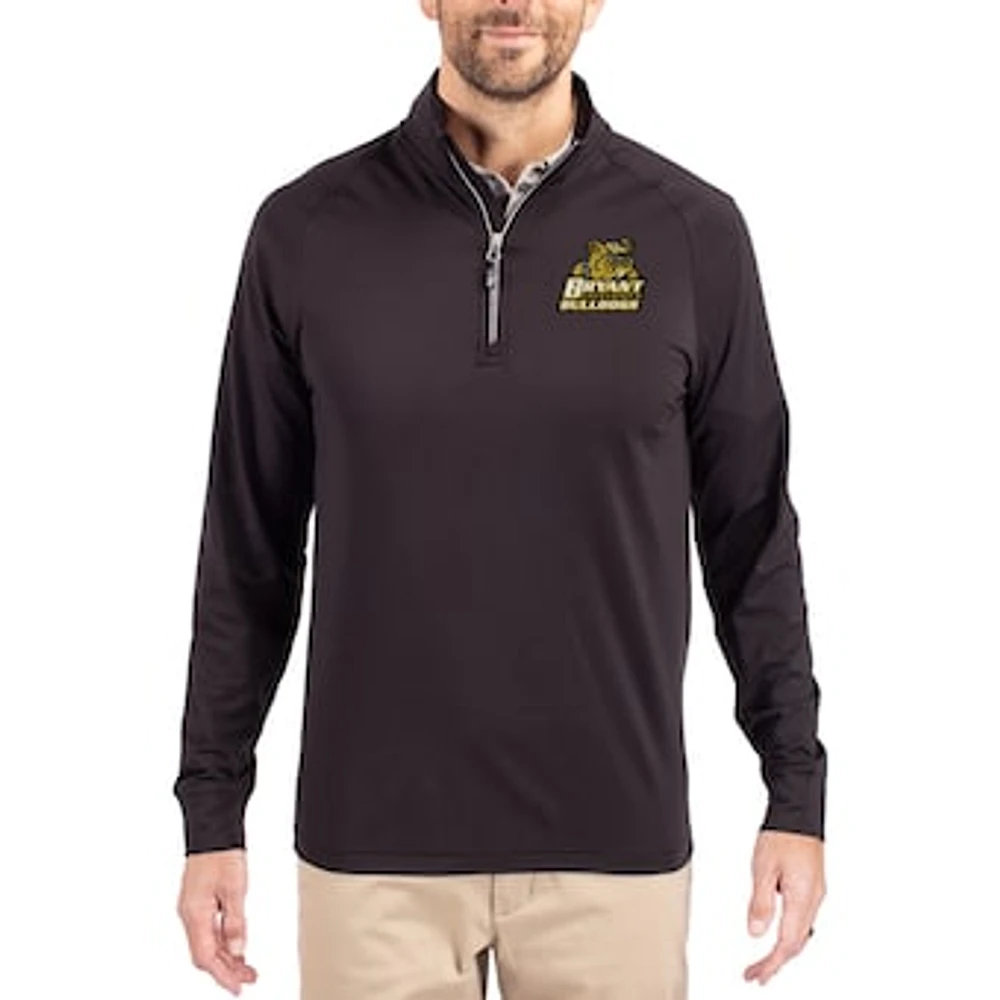 Men's Cutter & Buck Bryant Bulldogs Adapt Eco Knit Stretch Recycled Quarter-Zip Pullover