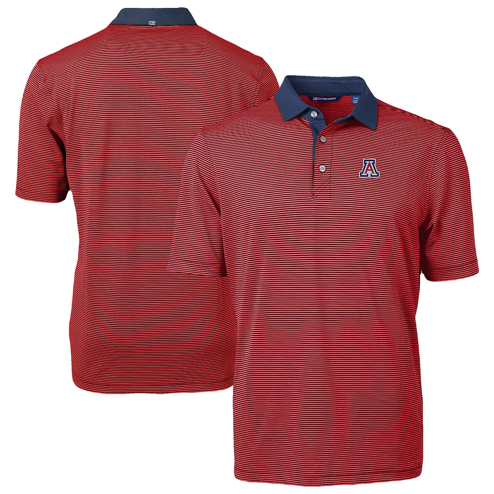 Men's Cutter & Buck /Navy Arizona Wildcats DryTec Virtue Eco Pique Recycled Polo