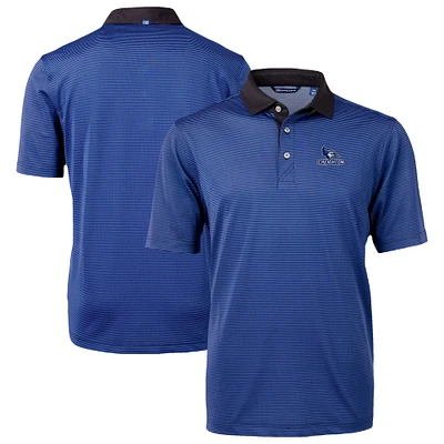 Men's Cutter & Buck  Blue/Black Creighton Bluejays DryTec Virtue Eco Pique Recycled Polo