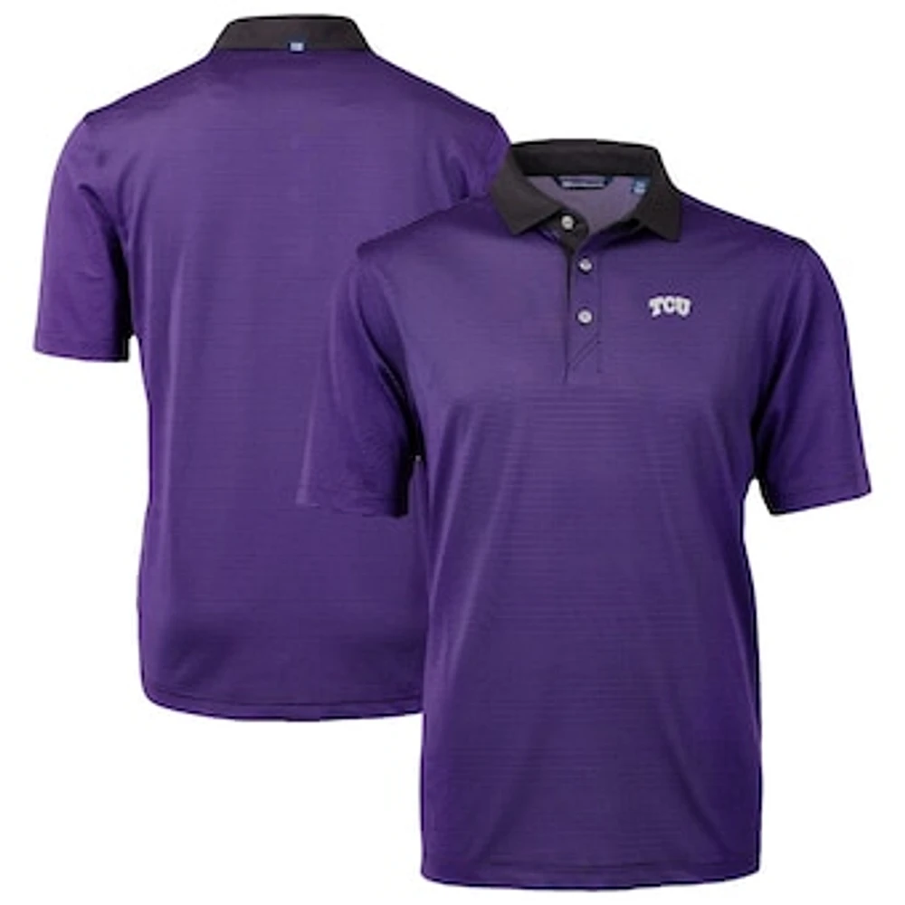 Men's Cutter & Buck / TCU Horned Frogs DryTec Virtue Eco Pique Recycled Polo