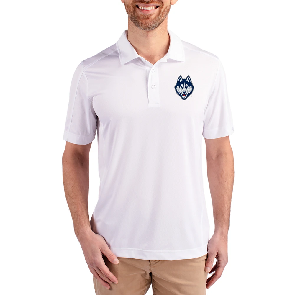 Men's Cutter & Buck UConn Huskies Prospect Eco Textured Stretch Recycled Polo