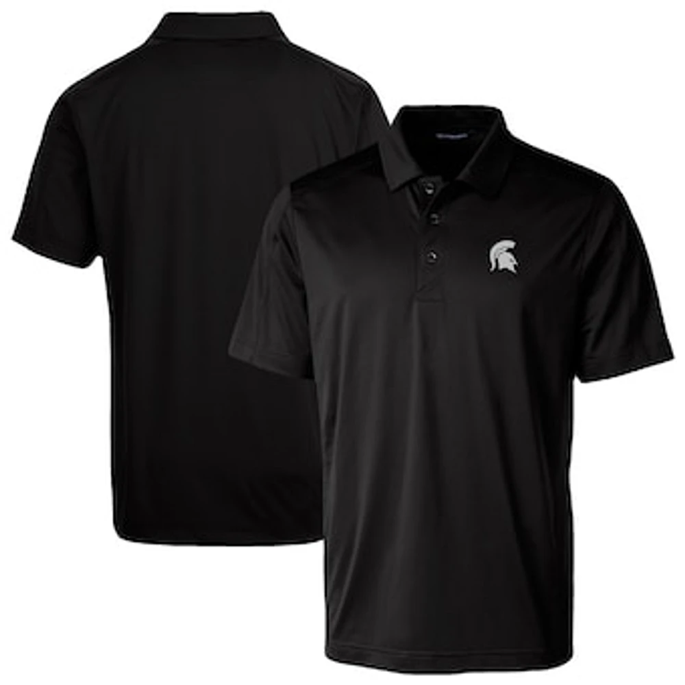 Men's Cutter & Buck Michigan State Spartans Prospect Eco Textured Stretch Recycled Polo
