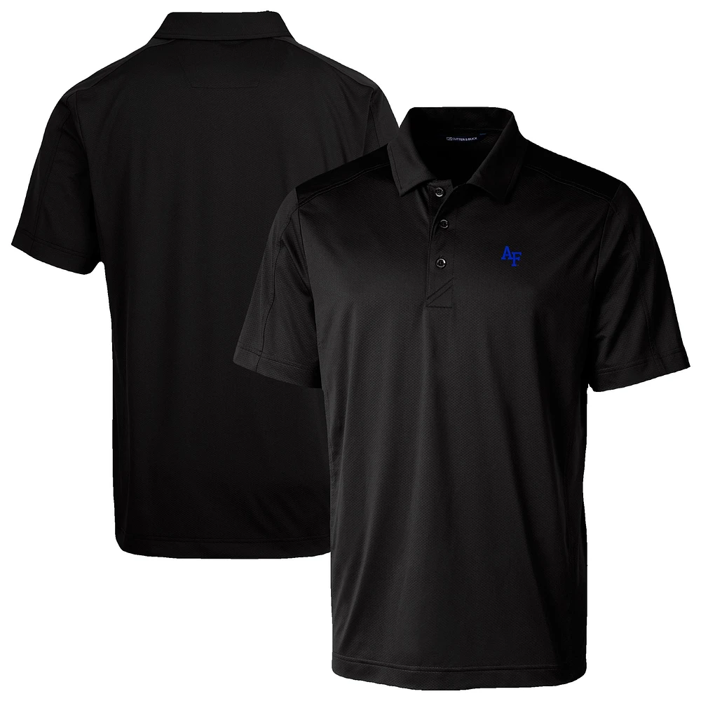 Men's Cutter & Buck Air Force Falcons Prospect Eco Textured Stretch Recycled Polo