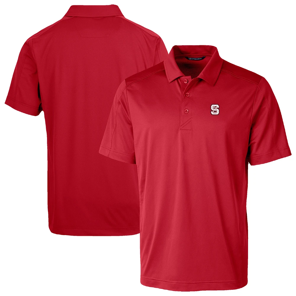 Men's Cutter & Buck NC State Wolfpack Prospect Eco Textured Stretch Recycled Polo