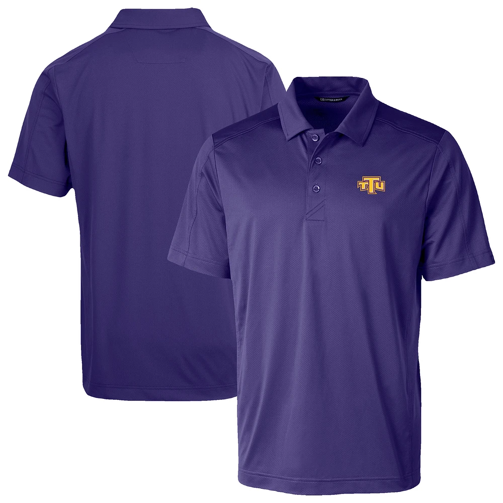 Men's Cutter & Buck Tennessee Tech Golden Eagles Prospect Eco Textured Stretch Recycled Polo