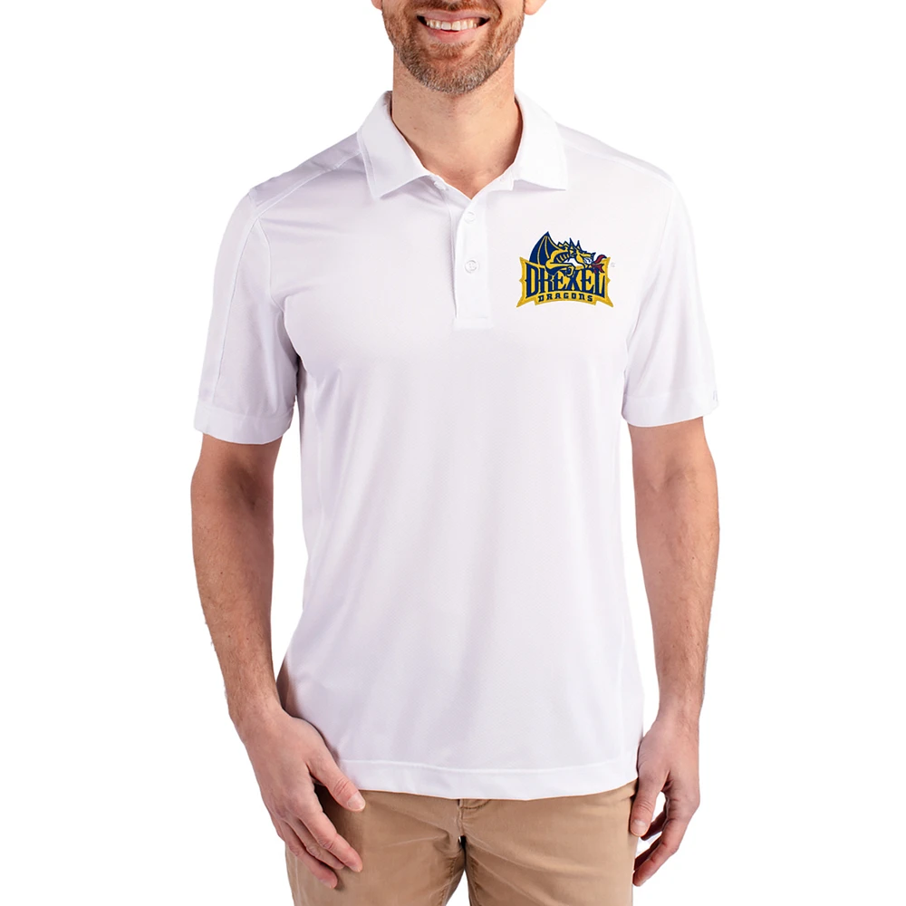 Men's Cutter & Buck Drexel Dragons Prospect Eco Textured Stretch Recycled Polo