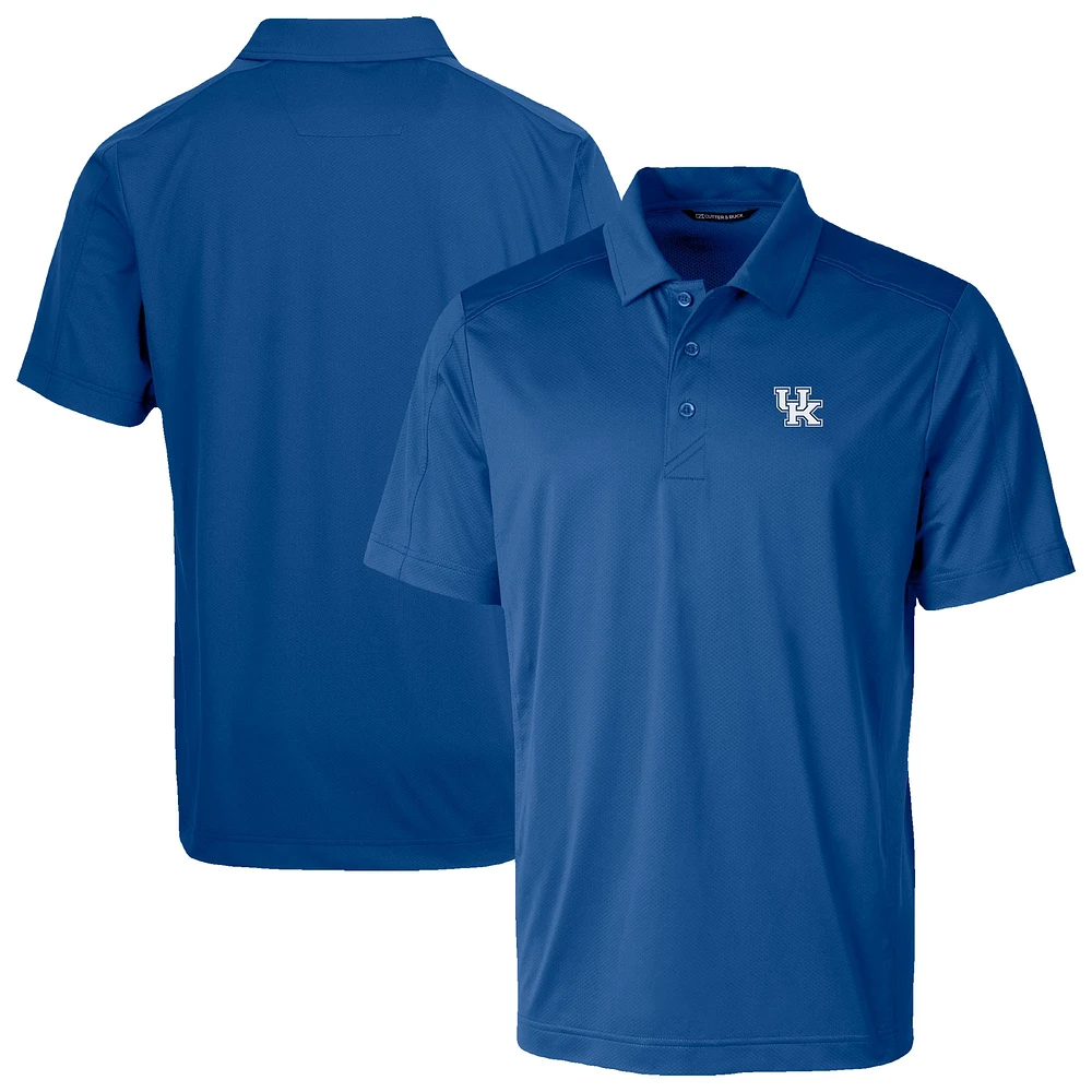 Men's Cutter & Buck Kentucky Wildcats Prospect Eco Textured Stretch Recycled Polo