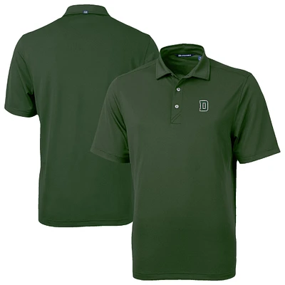 Men's Cutter & Buck Green Dartmouth Big Virtue Eco Pique Recycled Polo