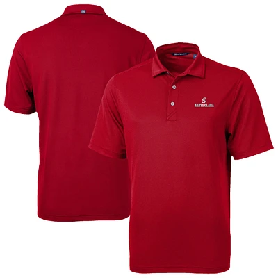 Men's Cutter & Buck Santa Clara Broncos Virtue Eco Pique Recycled Polo