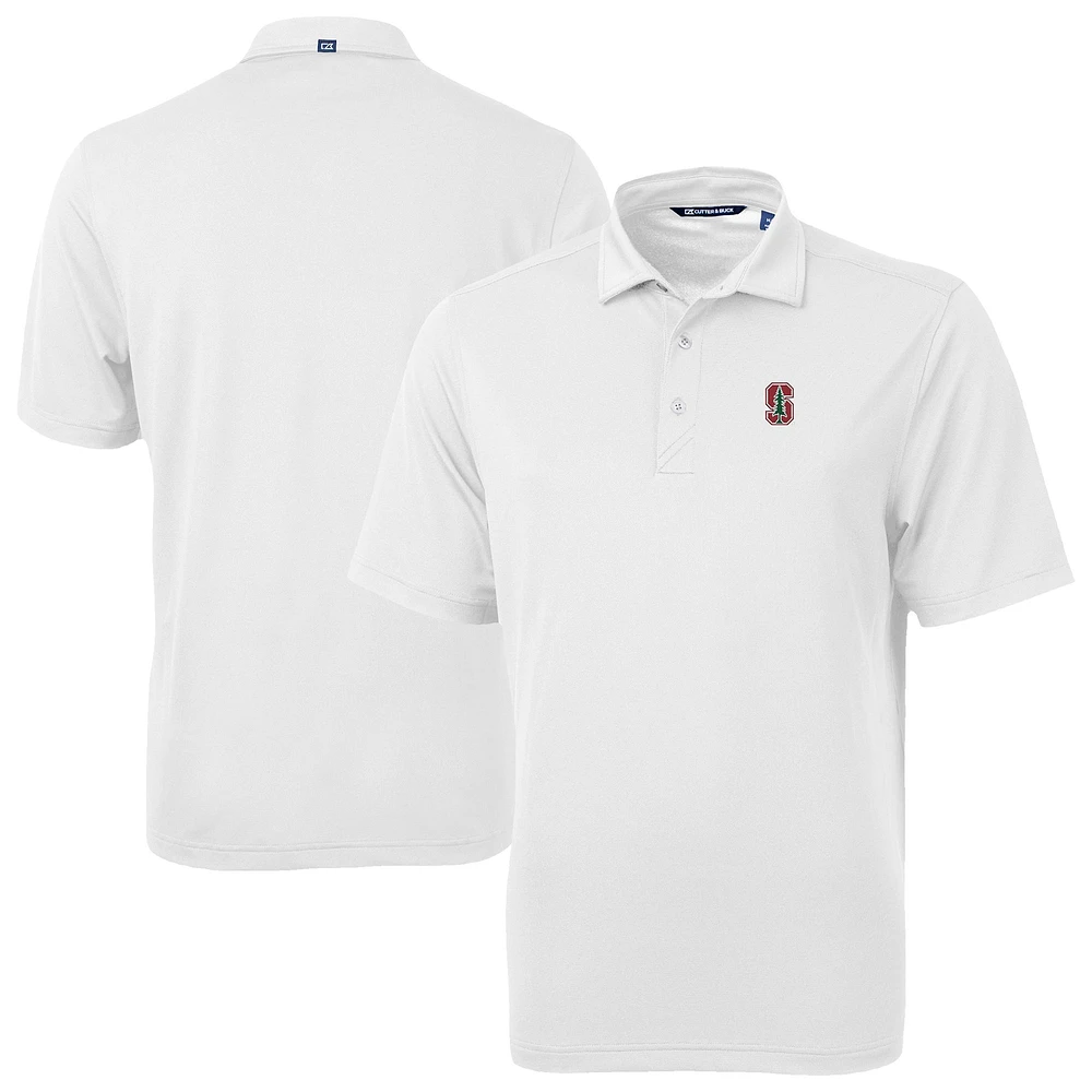 Men's Cutter & Buck Stanford Cardinal Virtue Eco Pique Recycled Polo